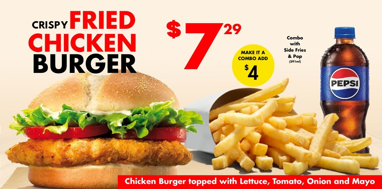 Wing Machine - Fried Chicken Burger